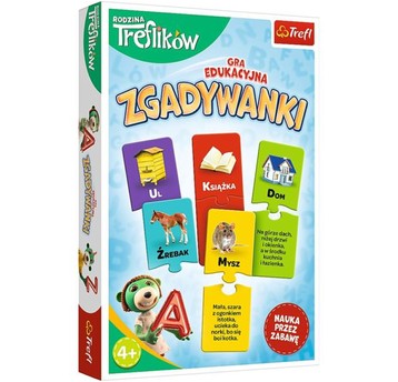 GRA ZAGADKOWY ALFABET RODZINA TREFLIKÓW 02338