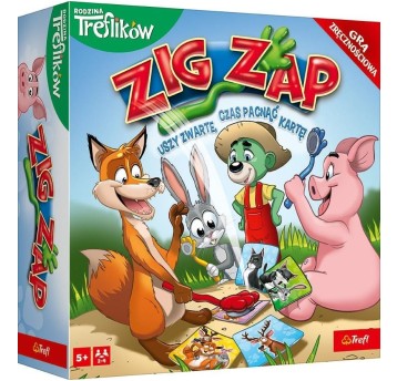 GRA ZIG ZAP RODZINA TREFLIKÓW 02821
