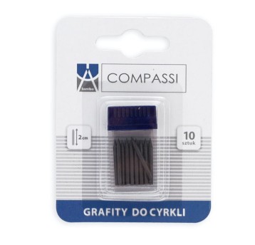 GRAFITY OŁÓWKOWE DO CYRKLI 2MM COMPASSI LC600