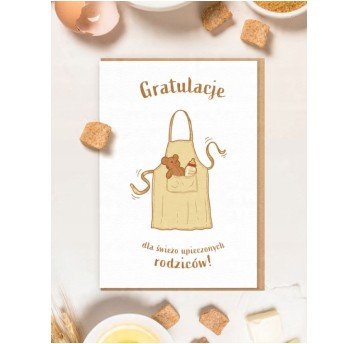 GRATULACJE DLA ŚWIEŻO UPIECZONYCH... kartka 1275