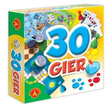 GRY RODZINNE ZESTAW 30 GIER 6566