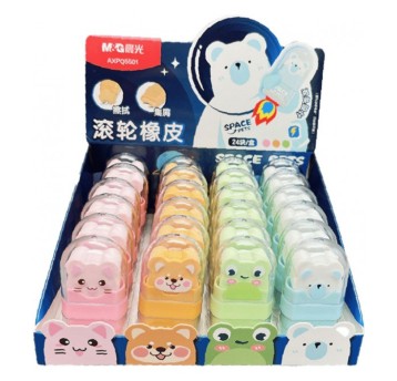 Gumka do ołówka, z rolką oczyszczającą A"24 4245