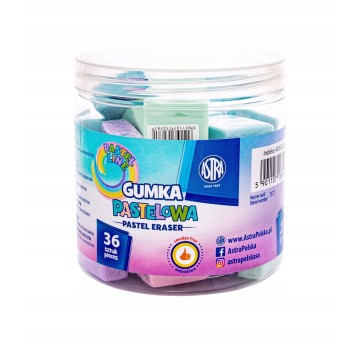 GUMKA KWADRATOWA PASTEL28 x 28MM A'36 2781