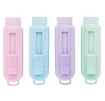 Gumka PVC-free do ołówka, kolekcja Pastel, A'12