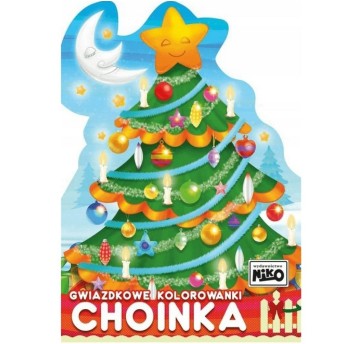 Gwiazdkowe kolorowanki - Choinka 5241