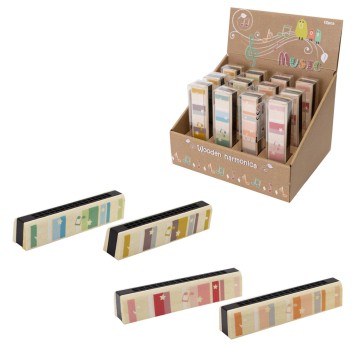 HARMONIJKA USTNA DREWNIANA 9137