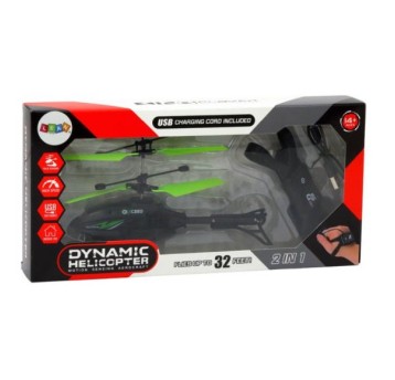 HELIKOPTER STEROWANY DŁONIĄ OPASKA CZARNO-ZIE 6879