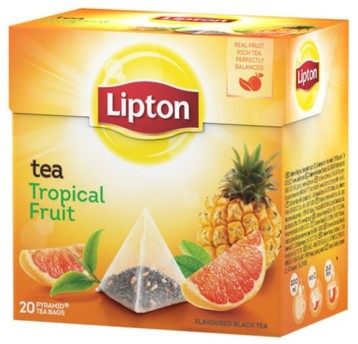 HERBATA LIPTON PIRAMIDKI OWOCE TROPIKALNE 20 0535