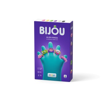 HEY CLAY_FIG_BIJOU_ALIEN RINGS+AKC._3PAK_CEE