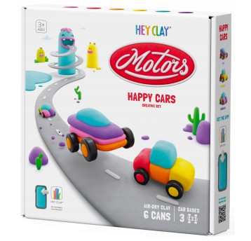 Hey Clay Masa Plastyczna Wesołe Auta HCL60902