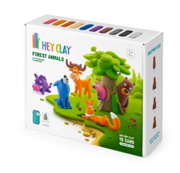 HEY CLAY_ZEST_ZWIERZĘTA LEŚNE_15PAK_CEE
