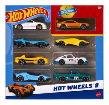HOT WHEELS SAMOCHODZIK 8-PAK MIX AST HPV7 8736