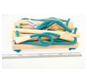 HUŚTAWKA DREWNO+ PODUSZKA 4194