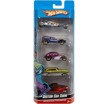 HW HOT WHEELS PIĘCIOPAK SAMOCHODZIKÓW 1806 3493