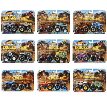 HW MONSTER TRUCKS POJAZD 1:64 2-PAK FYJ64 8 5430