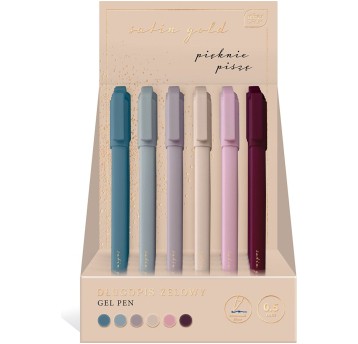 INT DŁUGOPIS ŻELOWY SATIN GOLD A'36