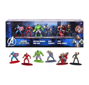 JADA AVENGERS METALOWE FIGURKI 6PAK 4CM 8186