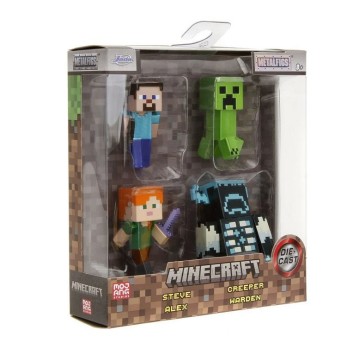 JADA MINECRAFT 4PAK FIGUREK METALOWYCH 6,5CM 4621