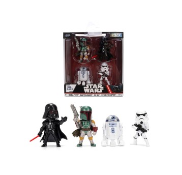 JADA Star Wars Met. fig, 4-pak, 6,5cm,W1