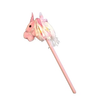 JEDNOROŻEC HOBBY HORSE Z DŹWIĘKIEM 72CM RÓŻ 8224