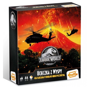 JURASSIC WORLD UCIECZKA Z WYSPY LABEL CARTAMUNDI