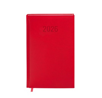 KALENDARZ 2026 COLORFIX A6 TDW CZERWONY 0880