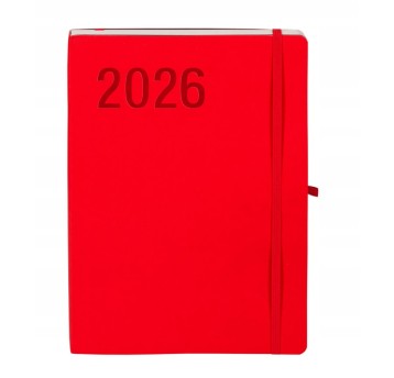 KALENDARZ 2026 IMPRESJA B5 TDW CZERWONY 2181