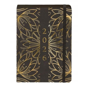 KALENDARZ 2026 KRAFT A5 DNS KWIATY 2624