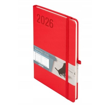 KALENDARZ 2026 MINIMALIZM A5 TNS CZERWONY 2242