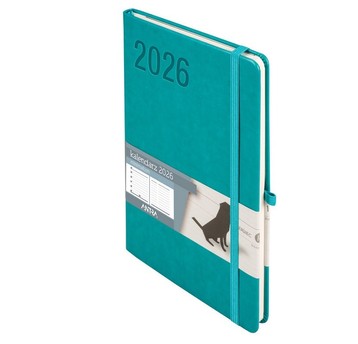 KALENDARZ 2026 MINIMALIZM A5 TNS TURKUS 2266