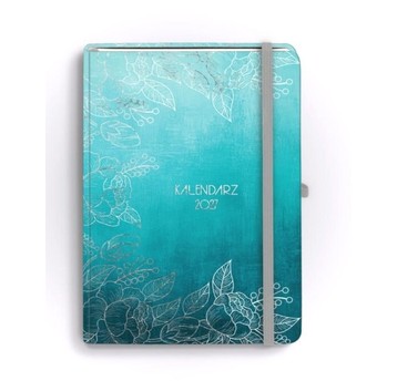 Kalendarz 2027 Botanical A5 dzienny Ocean 8930