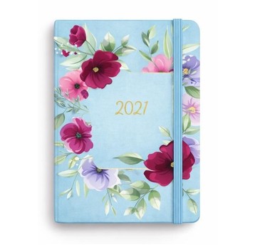 Kalendarz 2027 Botanical A6 tygodniowy Azalia 9067