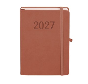 Kalendarz 2027 Memofix A5 dzienny mocha mousse8213