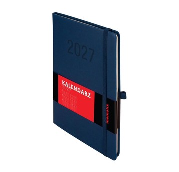 Kalendarz 2027 Memofix A5 tygodniowy granat 8299