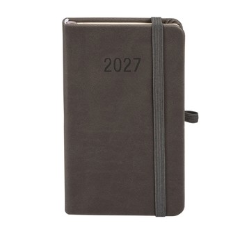 Kalendarz 2027 Memofix A6 tygodniowy grafit 8350