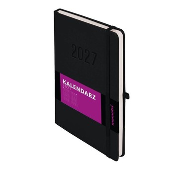 Kalendarz 2027 Memofix B5 dzienny czarny 8473