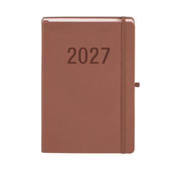 Kalendarz 2027 Memofix B5 dzienny mocha mouse 8480