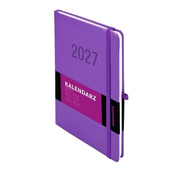 Kalendarz 2027 Memofix B5 tygodniowy fiolet 8459