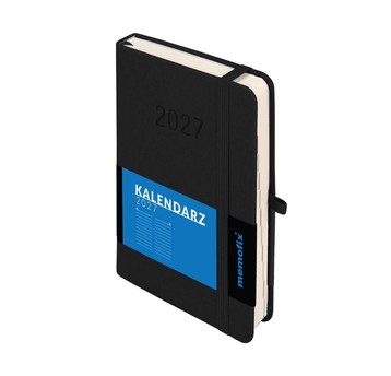 Kalendarz 2027 Memofix B6 dzienny czarny 8534