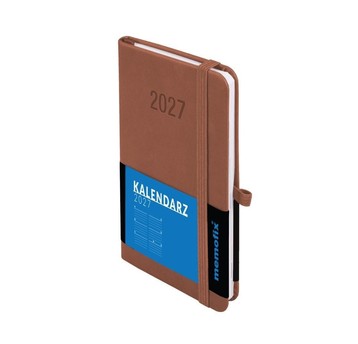 Kalendarz 2027 Memofix B6 tyg. mocha mousse 8565