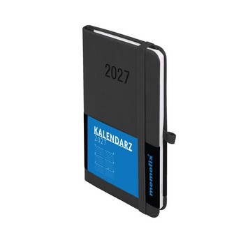 Kalendarz 2027 Memofix B6 tygodniowy czarny 8541