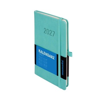 Kalendarz 2027 Memofix B6 tygodniowy turkus 8596