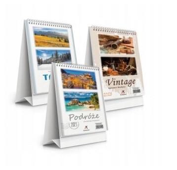 KALENDARZ BIURKOWY A5 PION STOJĄCY ZDJ 2025 6164