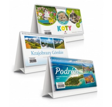 KALENDARZ BIURKOWY MINI POZIOMY 19,6X9,4 2025 6119