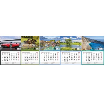 KALENDARZ JEDNODZIELNY LUX 2025 6072