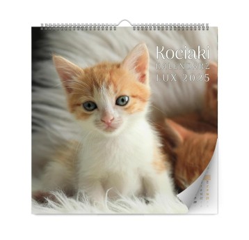 KALENDARZ KOCIAKI LUX 2025 33x33 3486
