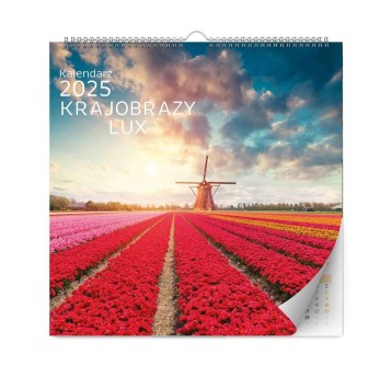 KALENDARZ KRAJOBRAZY6 LUX 2025 33x33 3516