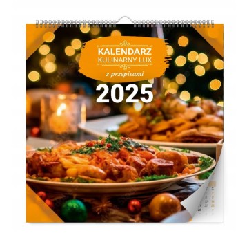 KALENDARZ KULINARNY LUX 2025 33x33 3608
