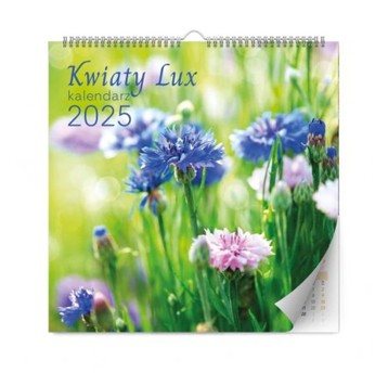 KALENDARZ KWIATY LUX 2025 33x33 3523