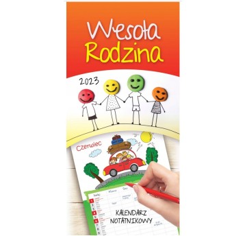 KALENDARZ RODZINNY WESOŁA RODZINA 2025 6218